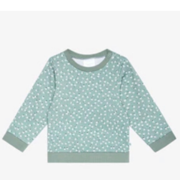 Posh Peanut Other - Posh peanut Green floral sweatshirt -SZ 12